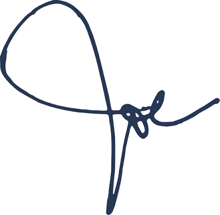Joe Ruelle's signature